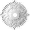 Ekena Millwork Attica PVC Ceiling Medallion (Fits Canopies up to 7 3/4"), 22"OD x 3 1/2"ID x 1"P CMP22ATGHC